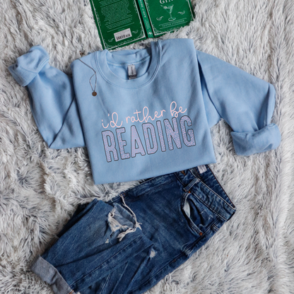 Id rather be READING panther pattern