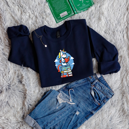 Reading unicorn