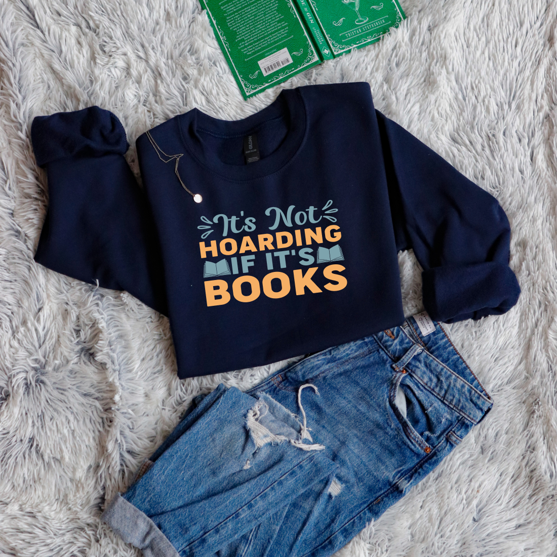Its not hoarding if its books yellow green