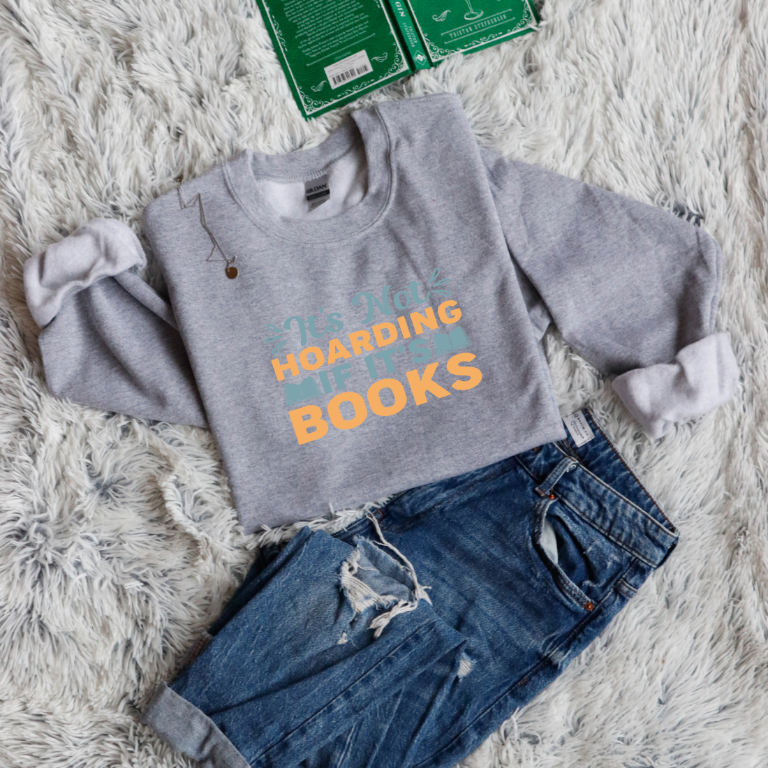 Its not hoarding if its books yellow green