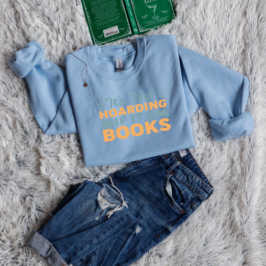 Its not hoarding if its books yellow green
