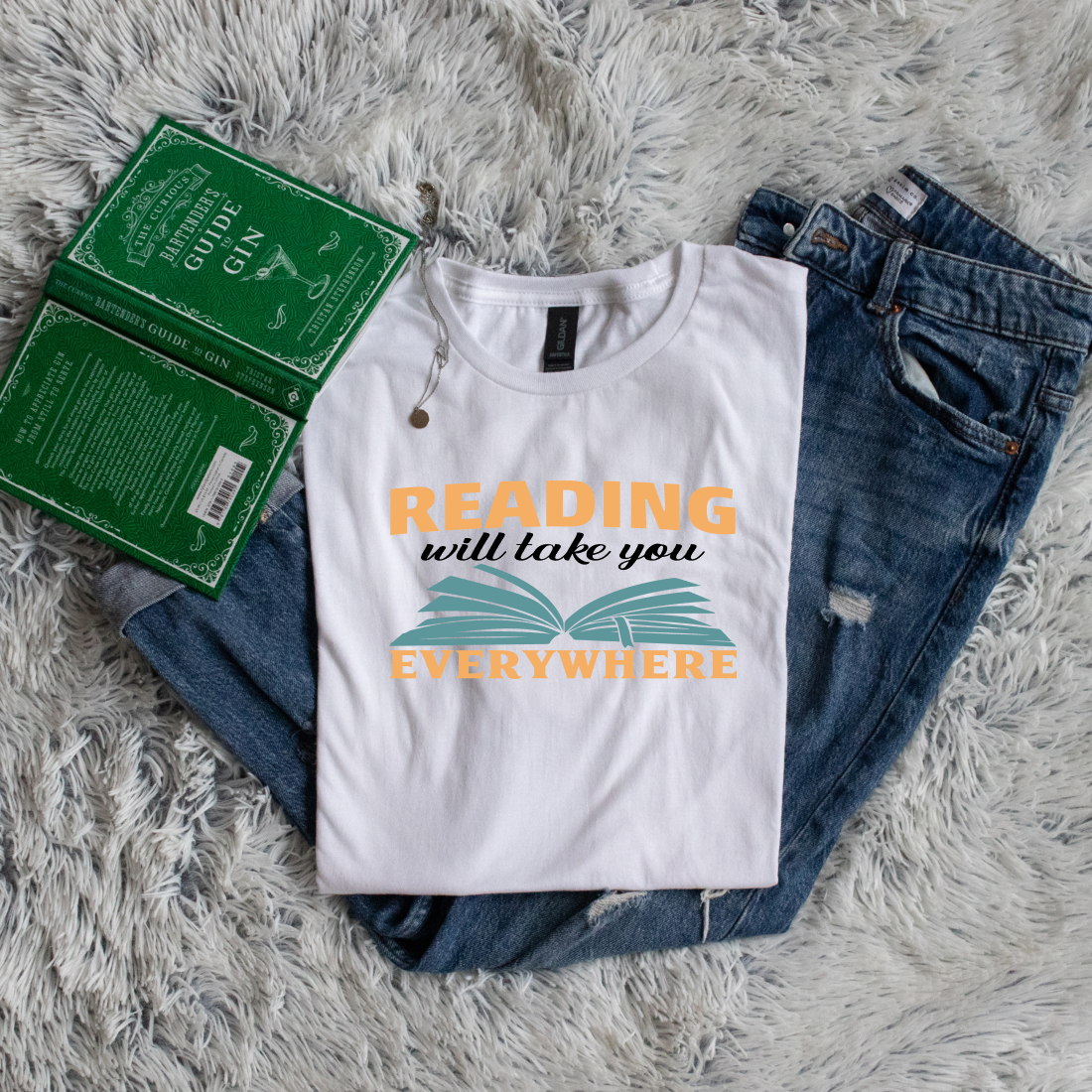 reading will take you everywhere yellow green