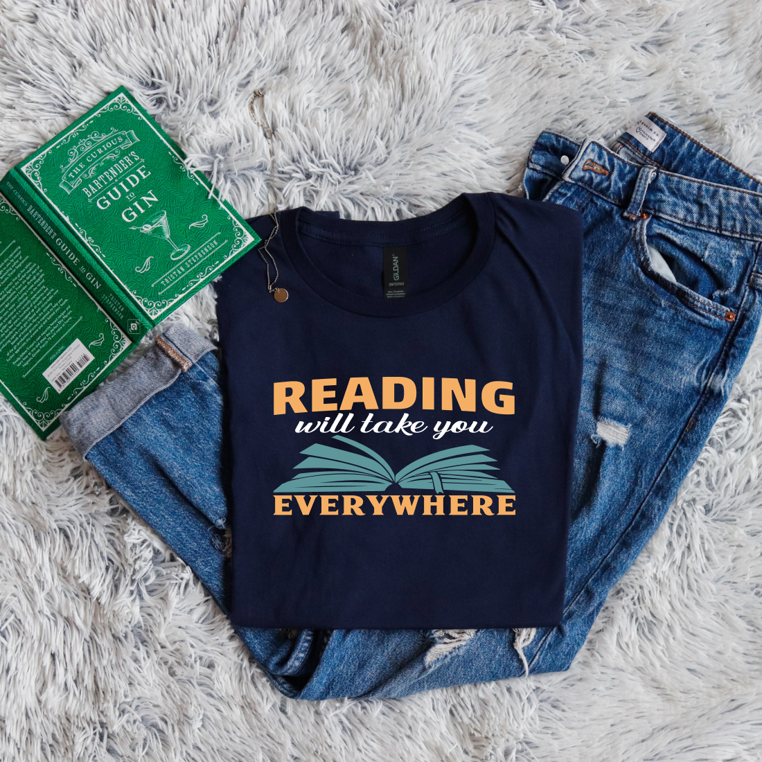 reading will take you everywhere yellow green