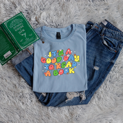 Its a good day to read a book bubble letters with flowers color