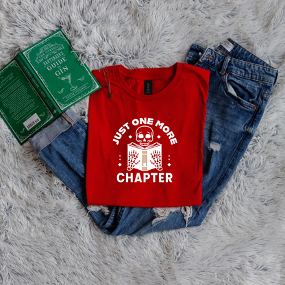 Just one more chapter reading skeleton