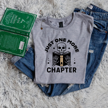Just one more chapter reading skeleton