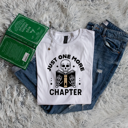 Just one more chapter reading skeleton