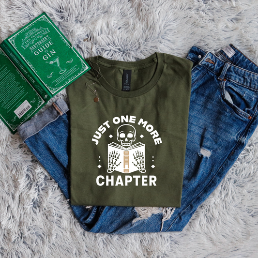 Just one more chapter reading skeleton