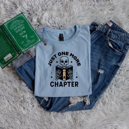 Just one more chapter reading skeleton