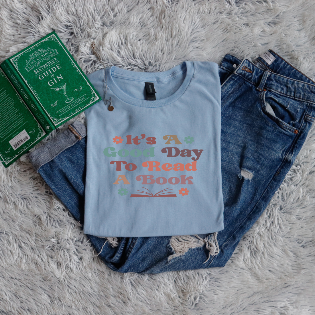 It's A Good Day To Read A Book bubble letters