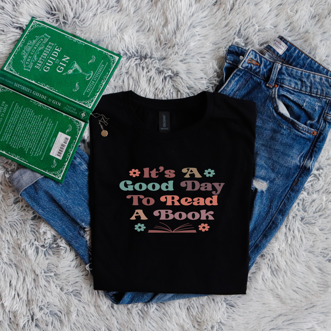 It's A Good Day To Read A Book bubble letters