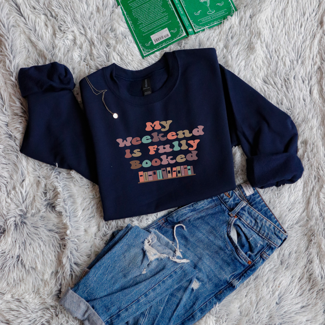 My Weekend Is Fully Booked bubble letters color