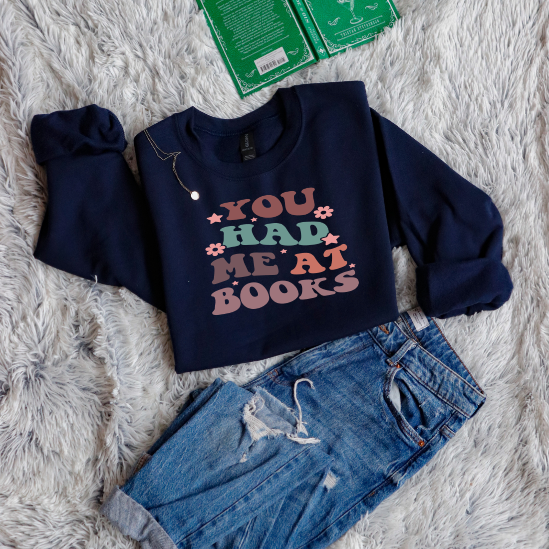You Had Me At Books bubble letters