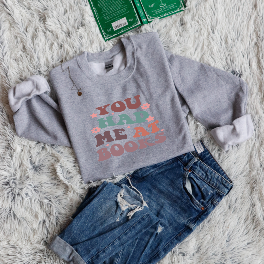 You Had Me At Books bubble letters