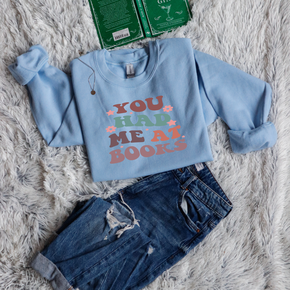 You Had Me At Books bubble letters