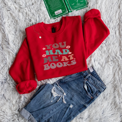 You Had Me At Books bubble letters
