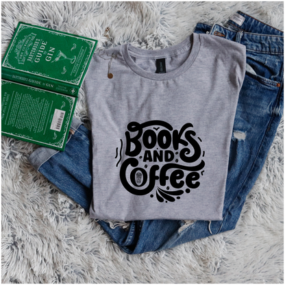 Books and coffee circle style