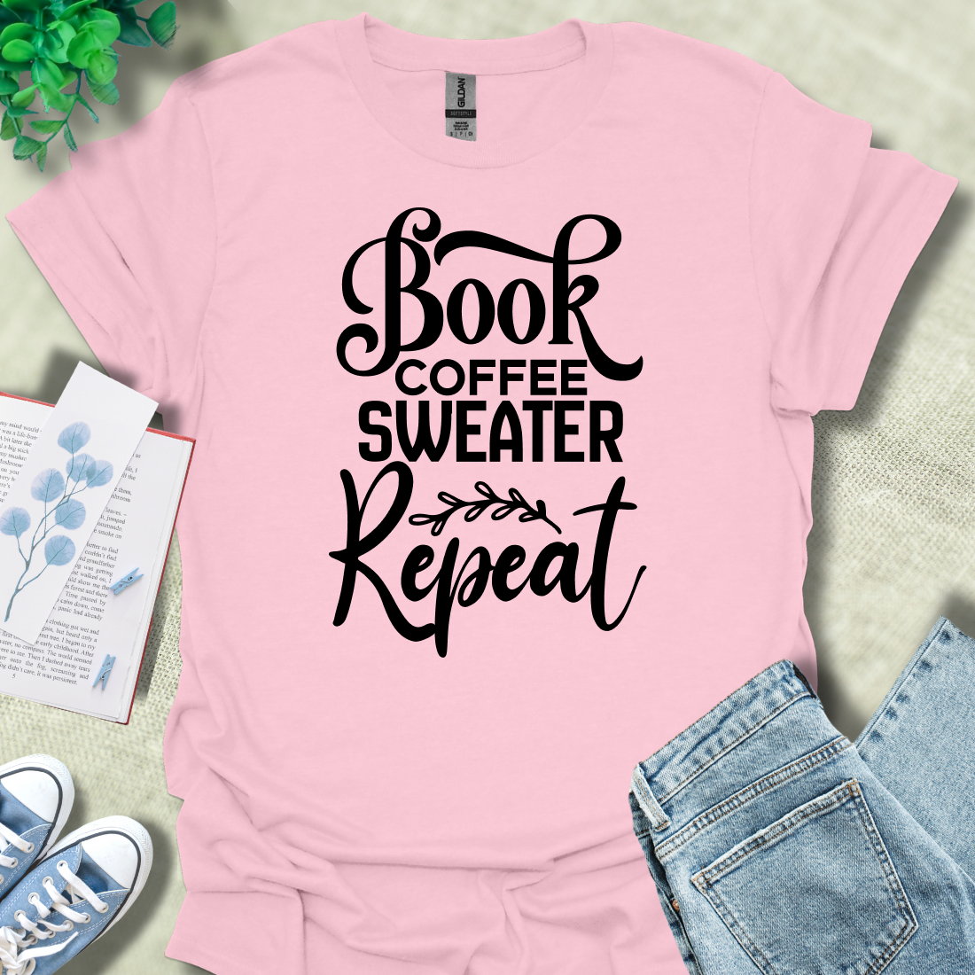 Book - Coffee - Sweater - Repeat