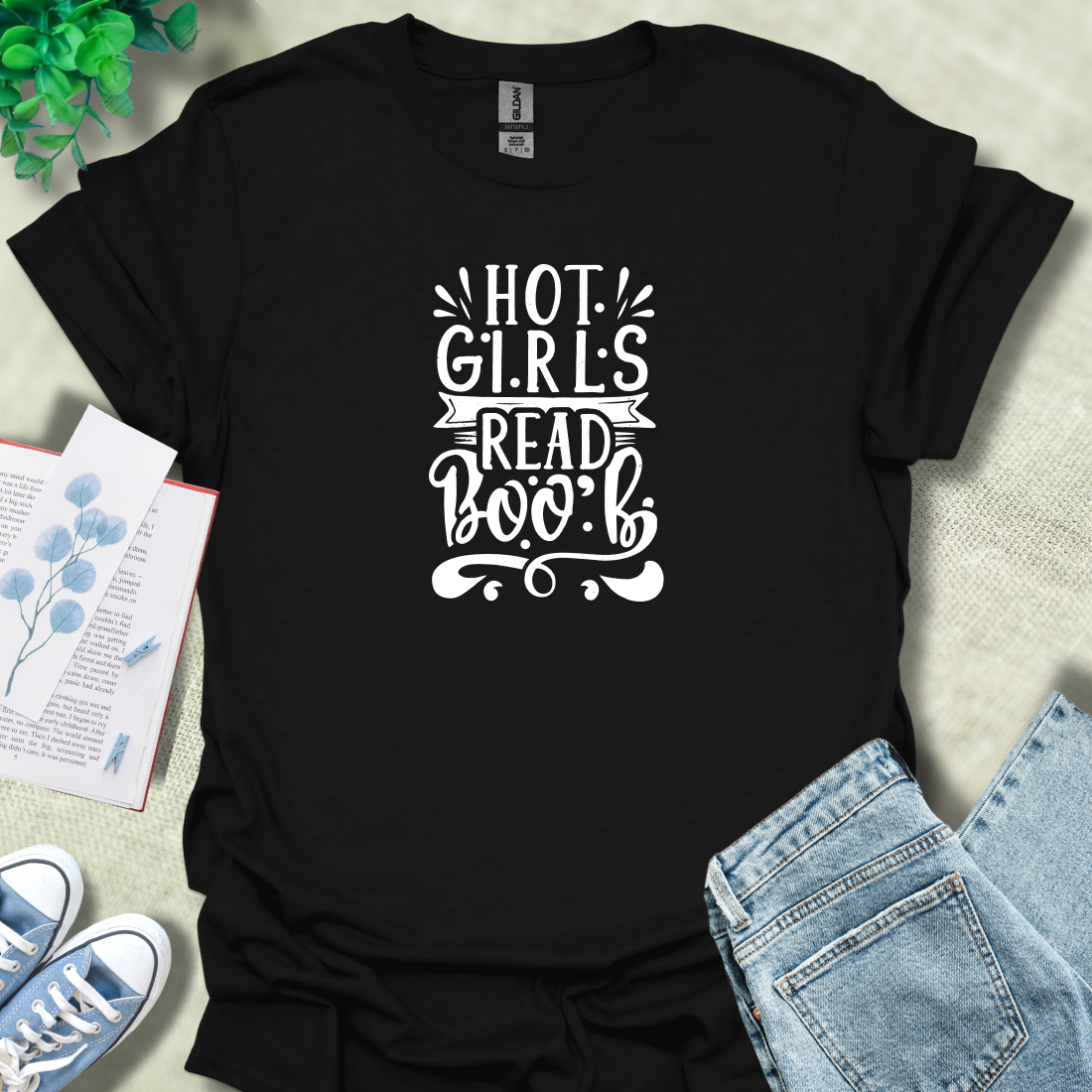 Hot girls read book