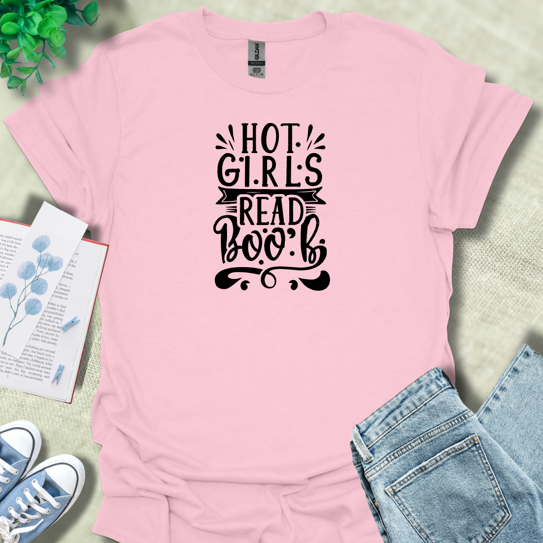 Hot girls read book