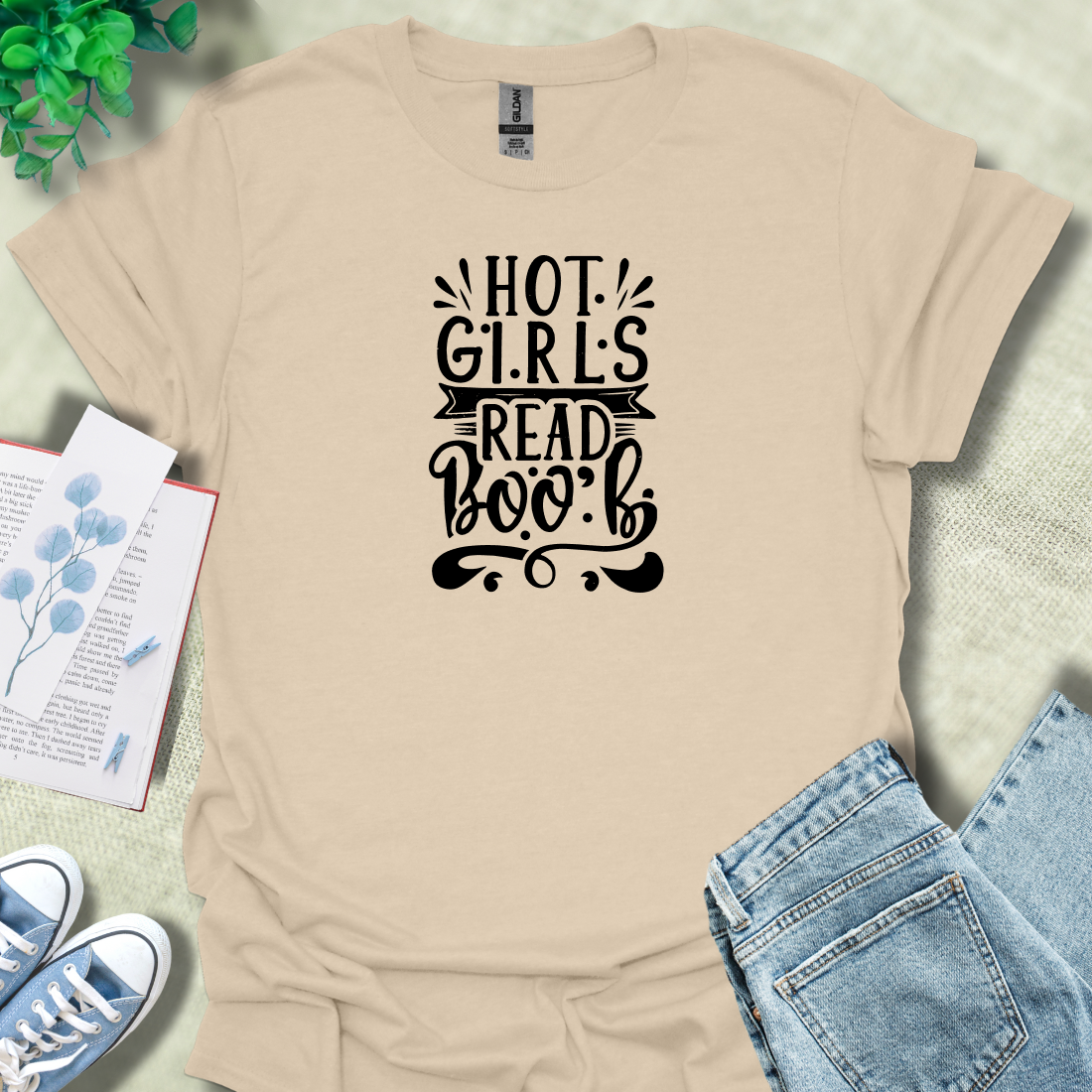 Hot girls read book