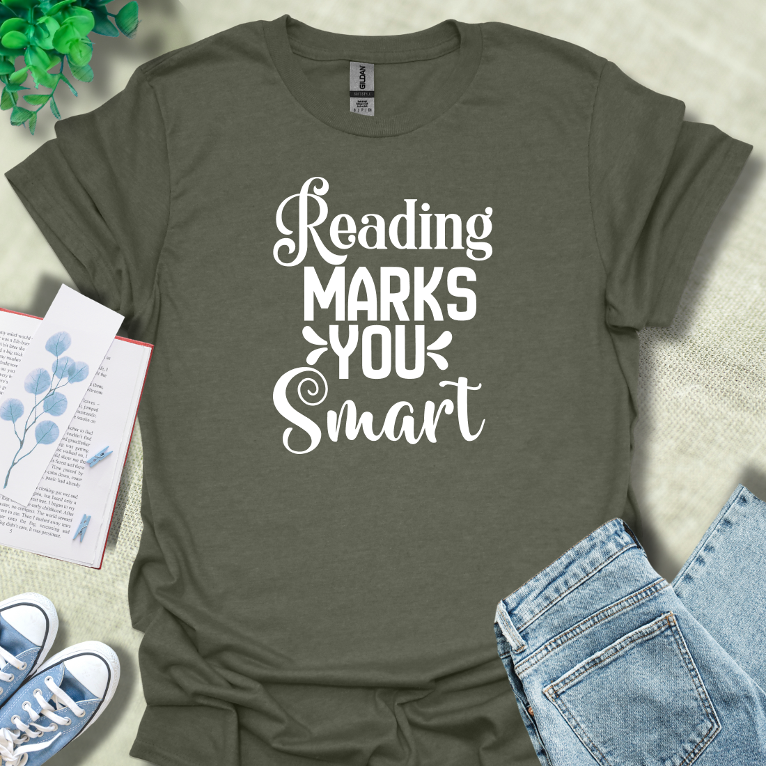 Reading marks you smart