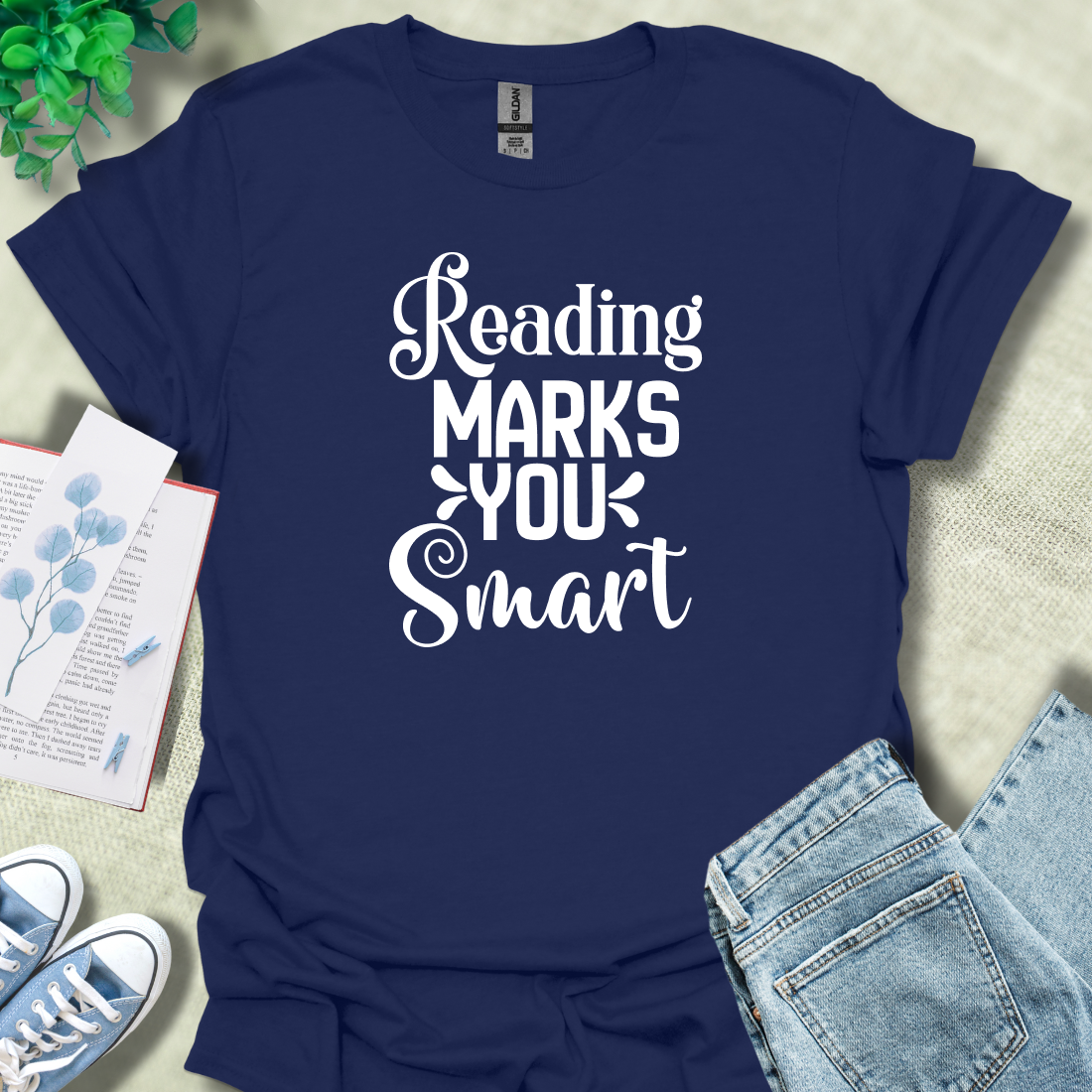 Reading marks you smart